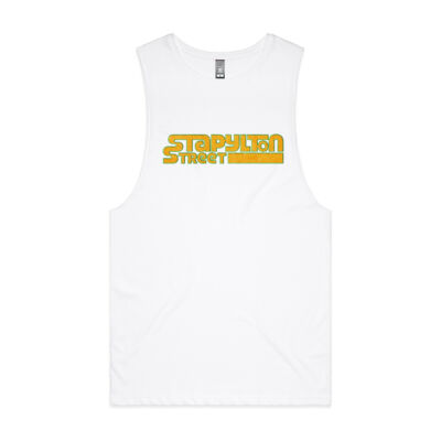 Men's Stapylton Street Yellow Logo Barnard Tank Thumbnail