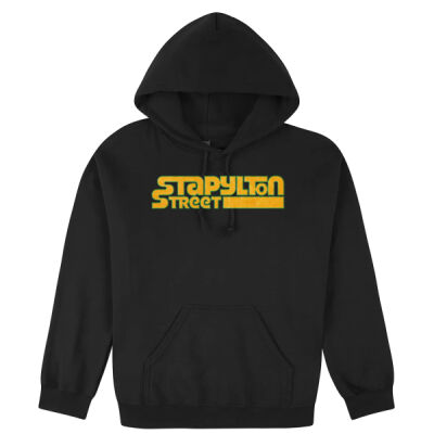 Stapylton Street Yellow Logo Hooded Sweatshirt Thumbnail